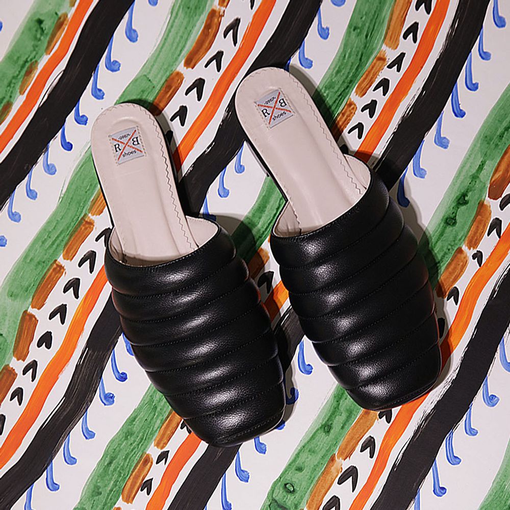 Shoes - Lether mule «Micheline» - RXBSHOES