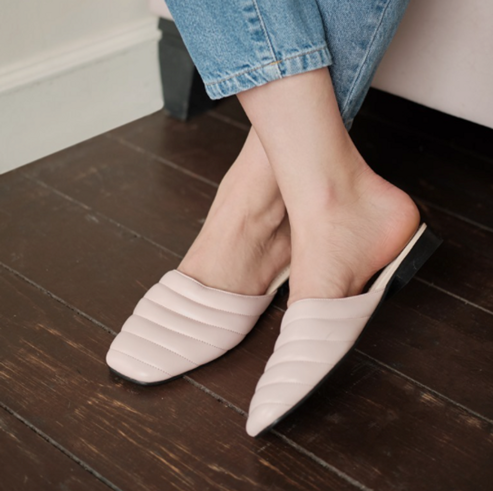 Shoes - Lether mule «Micheline» - RXBSHOES