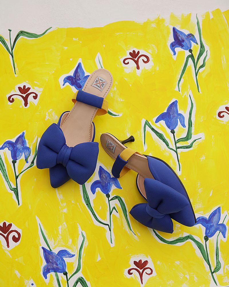 Shoes - Mules for home and street on a small heel  - RXBSHOES