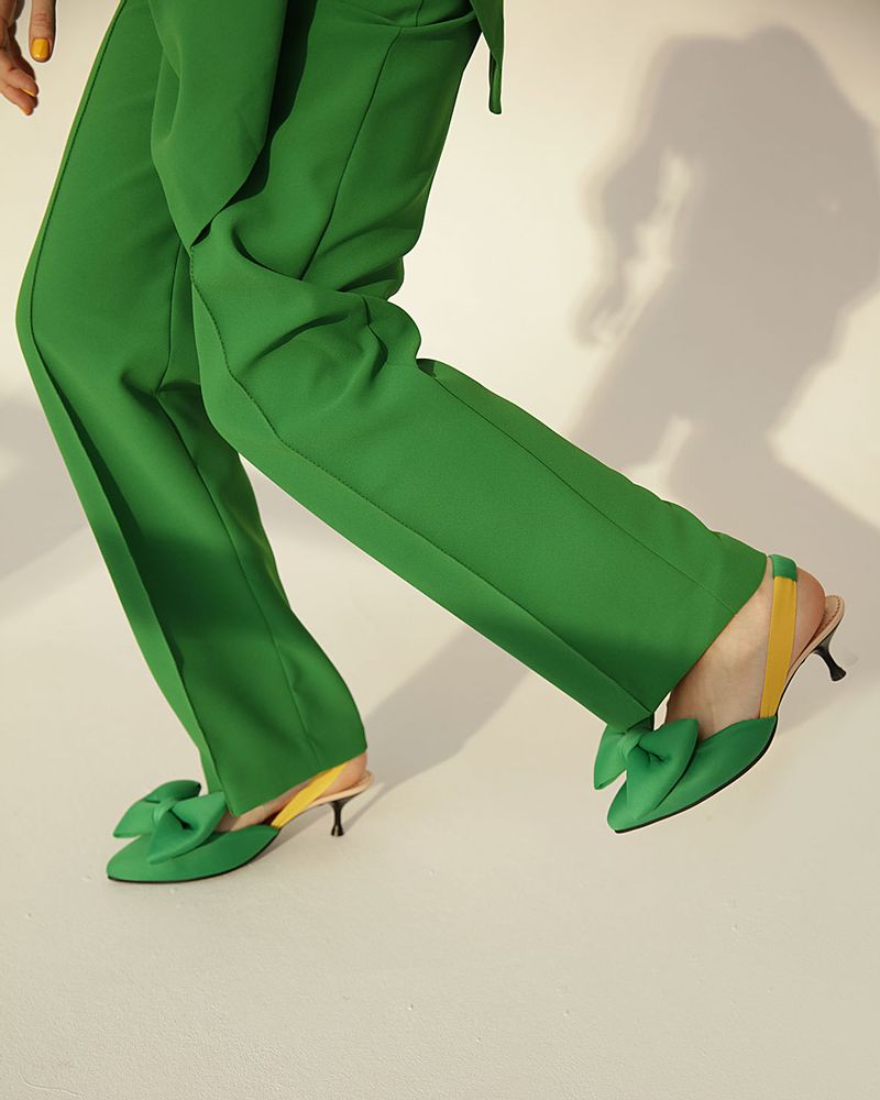 Shoes - Mules for home and street on a small heel  - RXBSHOES