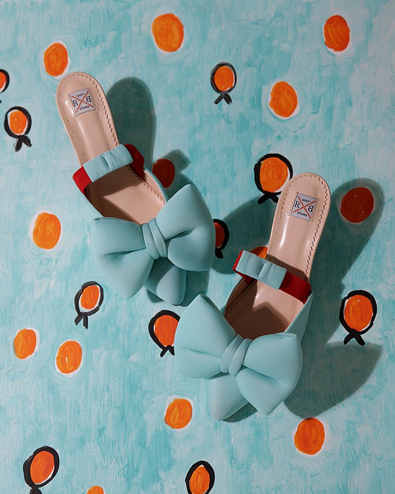 Shoes - Mules for home and street on a small heel  - RXBSHOES