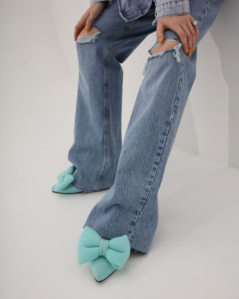 Shoes - Mules for home and street on a small heel  - RXBSHOES