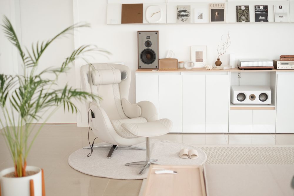 Mobilier et rangements pour bureau - Fauteuil de massage Classic_Elder blanc - NOUHAUS