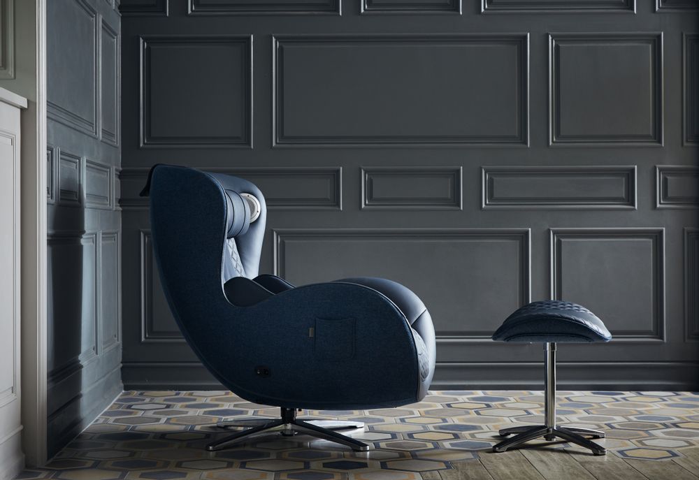 Office furniture and storage - Massage Chair Classic_Night Blue - NOUHAUS