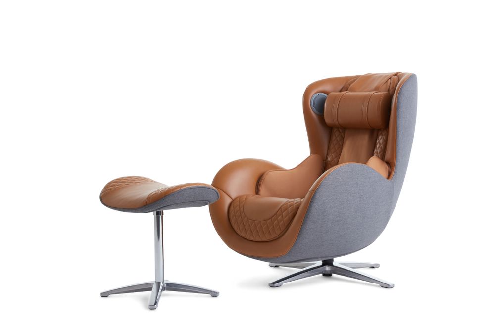 Chairs - Classic Massage Chair_Caramel - NOUHAUS