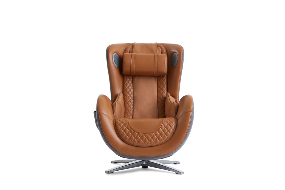 Chairs - Classic Massage Chair_Caramel - NOUHAUS