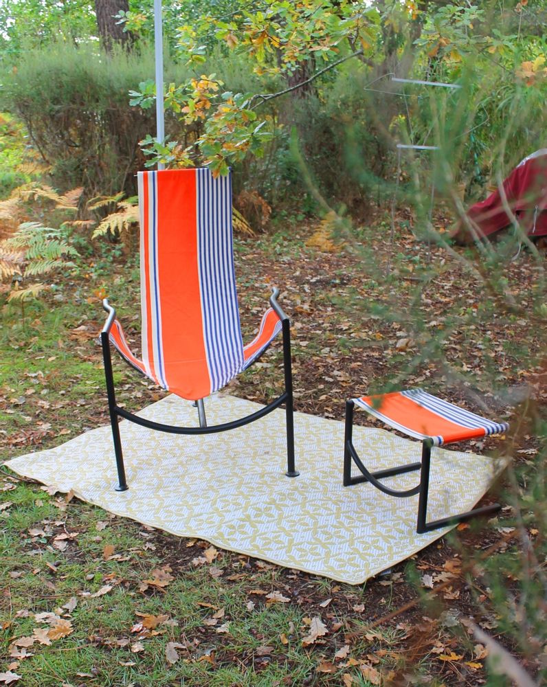 Deck chairs - NC1® deckchair set+footrest - L'ATELIER DES CREATEURS