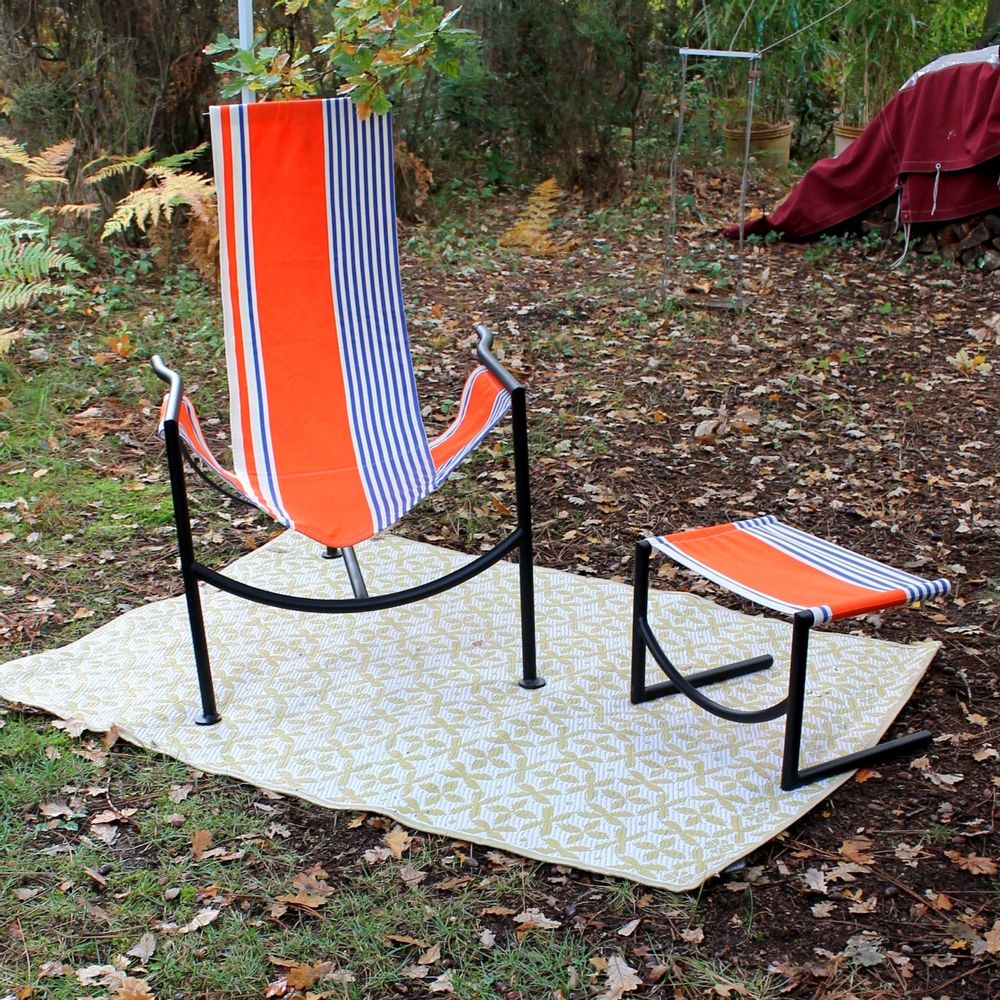 Deck chairs - NC1® deckchair set+footrest - L'ATELIER DES CREATEURS