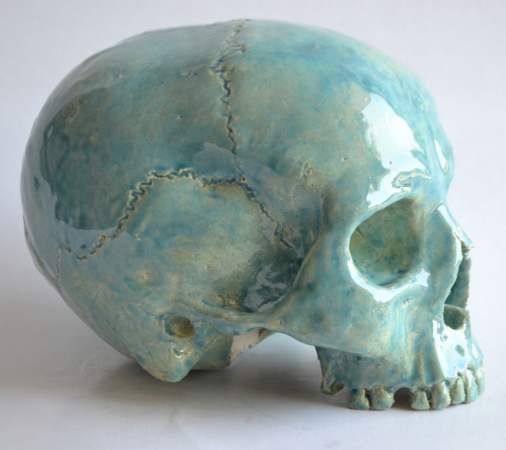 Sculptures, statuettes and miniatures - Ceramic Skull - TODINI SCULTURE