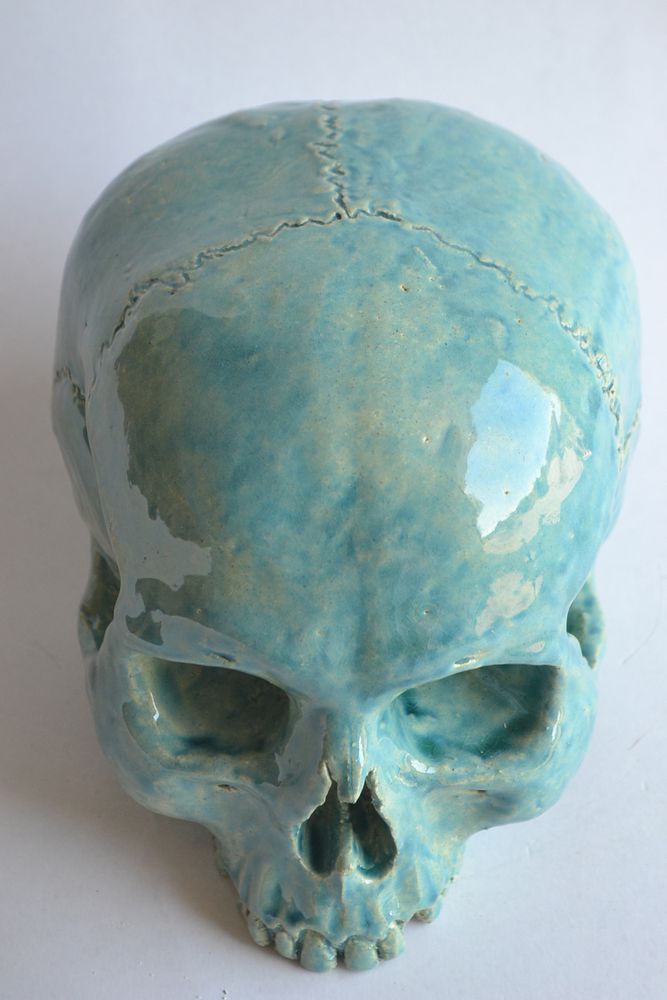Sculptures, statuettes and miniatures - Ceramic Skull - TODINI SCULTURE