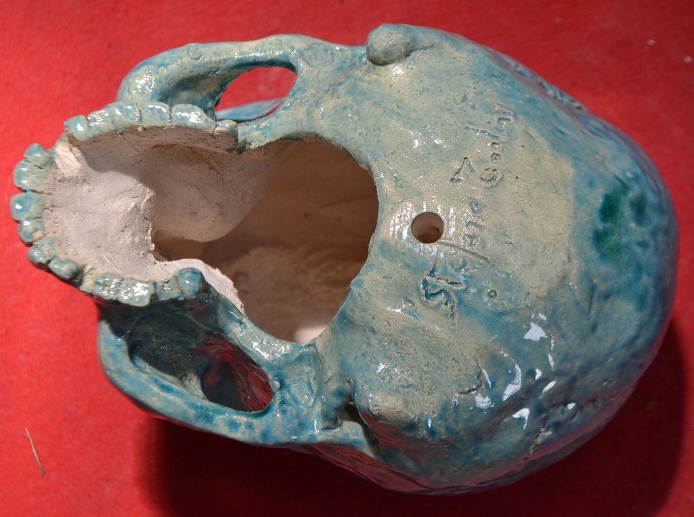 Sculptures, statuettes and miniatures - Ceramic Skull - TODINI SCULTURE