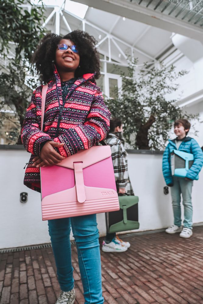 Sacs et cartables - YAKA LE PORTE-CLASSEUR UNIVERSEL rose. - YAKA