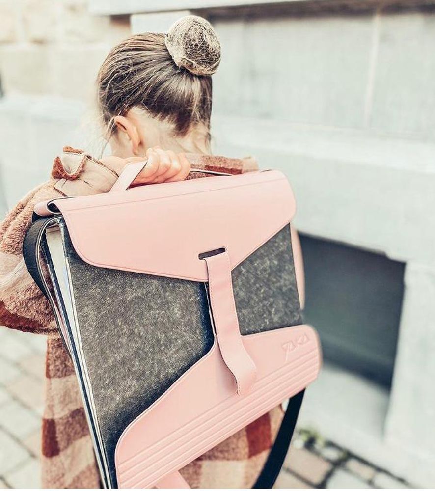 Sacs et cartables - YAKA LE PORTE-CLASSEUR UNIVERSEL rose. - YAKA