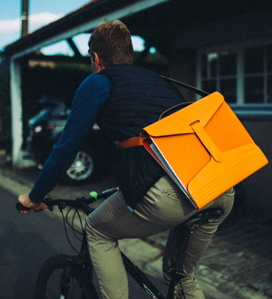 Sacs et cabas - YAKA LE PORTE CLASSEUR UNIVERSEL orange - YAKA