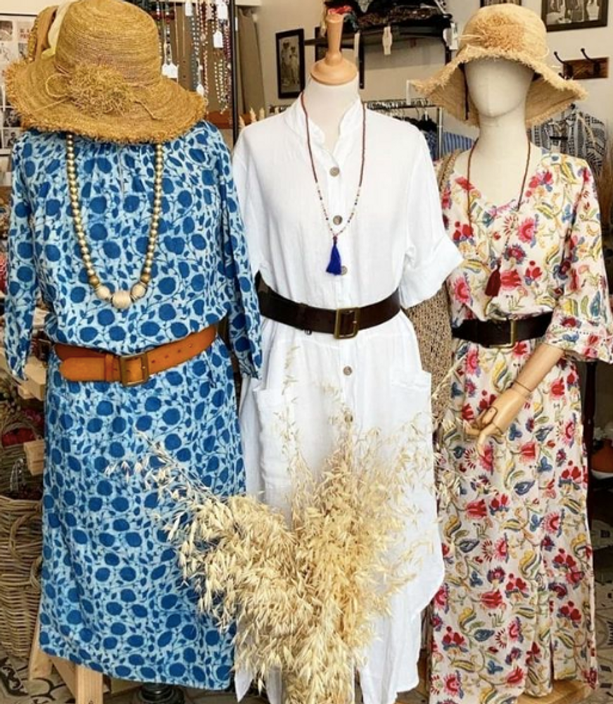 Prêt-à-porter - ROBE BUTTERFLY COTON  - PECHAAN