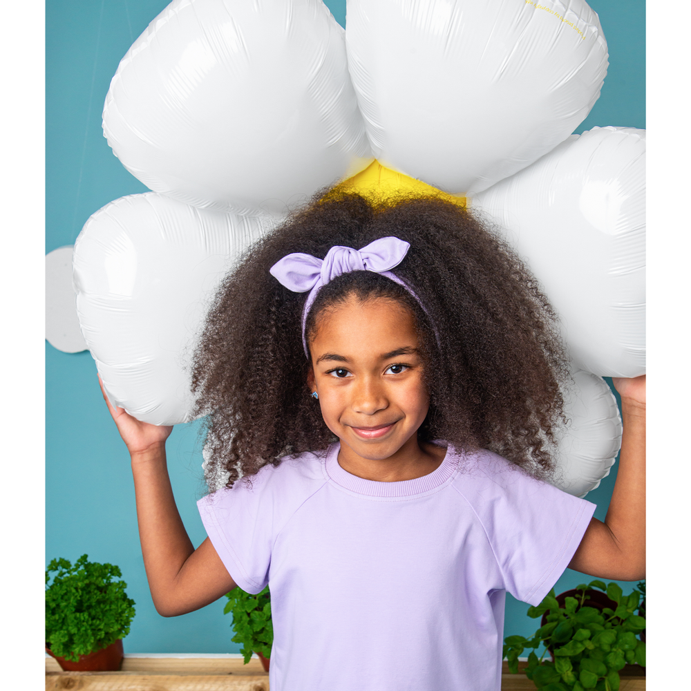 Decorative objects - Foil balloon Daisy, 75x71cm, mix - PARTYDECO