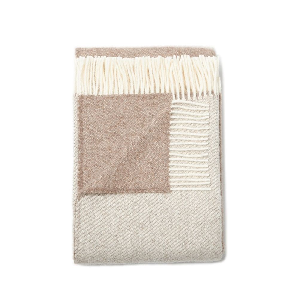 Throw blankets - Jacquard Wool Blanket - NAMUOS