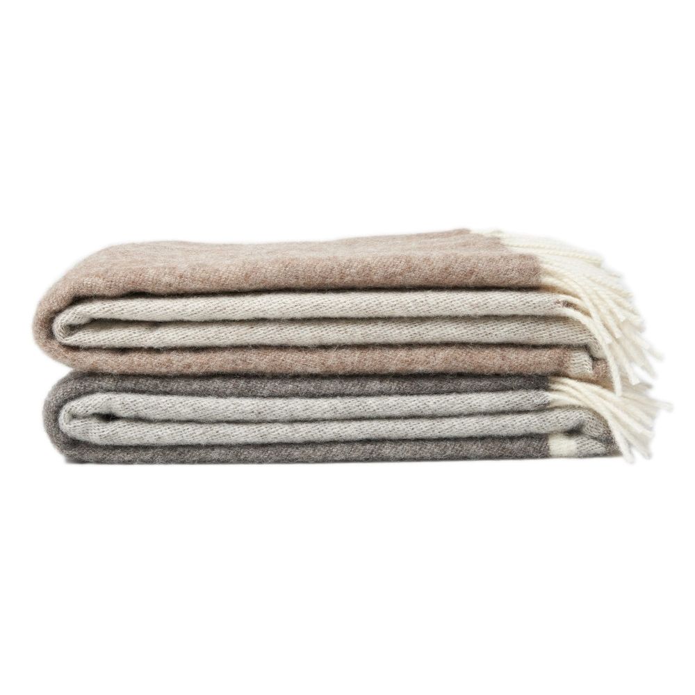 Throw blankets - Jacquard Wool Blanket - NAMUOS