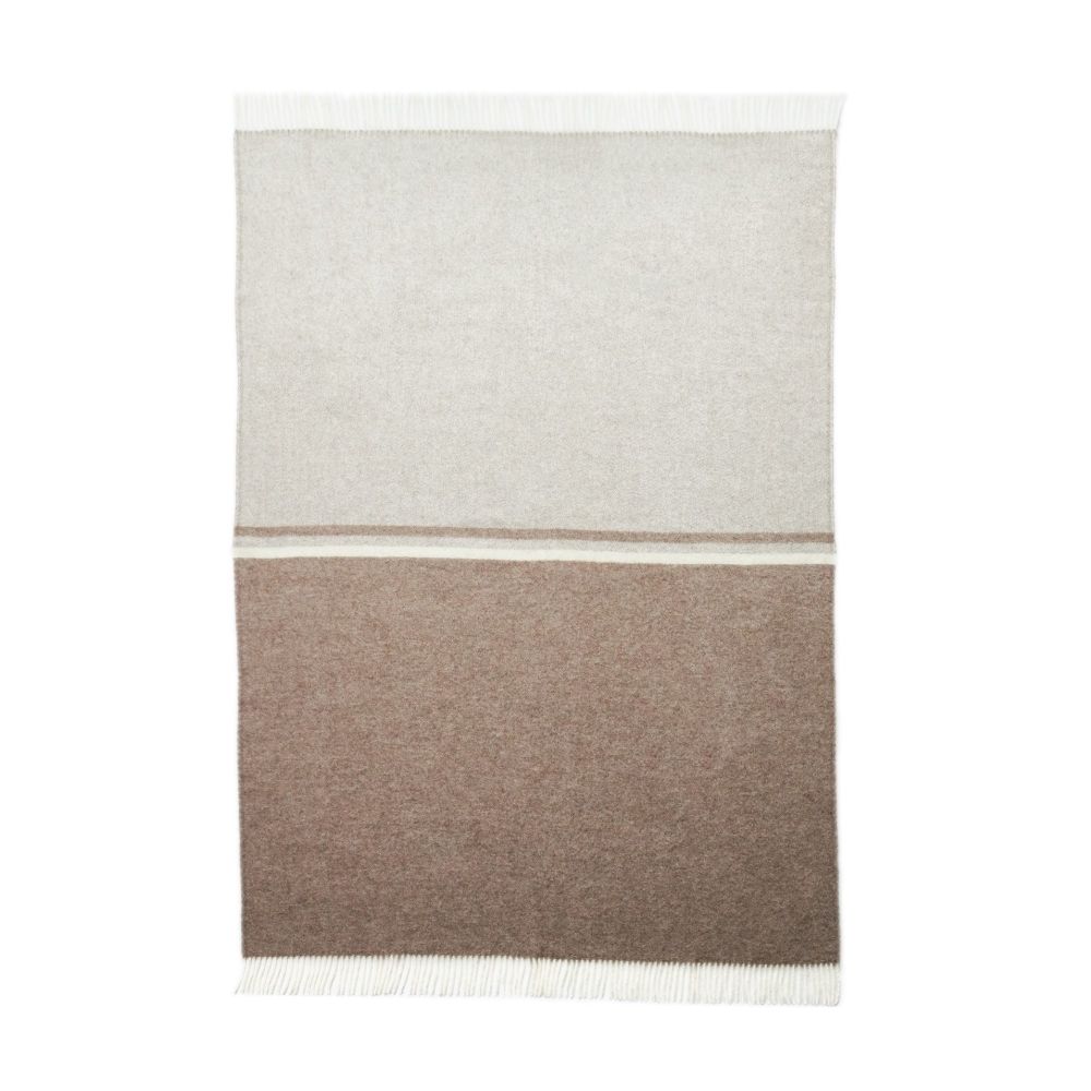 Throw blankets - Jacquard Wool Blanket - NAMUOS