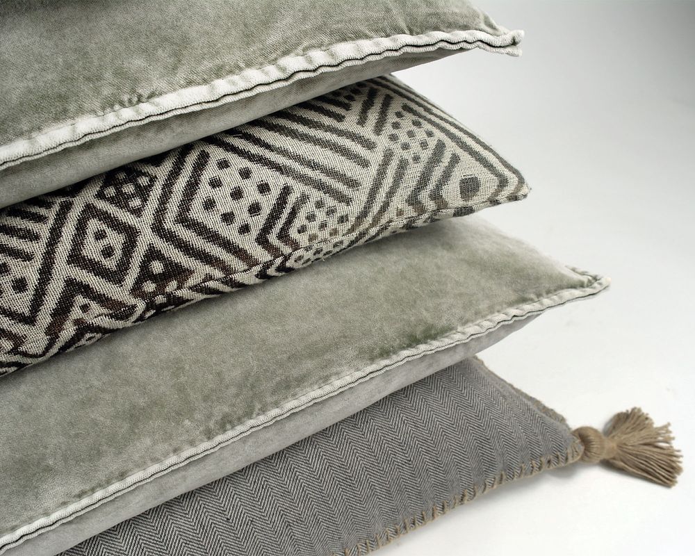 Coussins textile - Coussin chaîne en soie douce - ML FABRICS