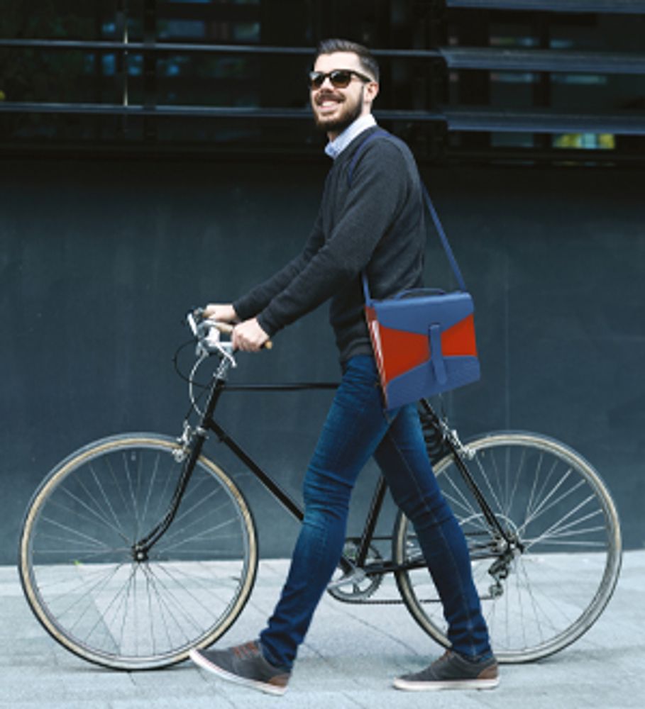 Bags and totes - YAKA THE BINDER CARRIER BLUE - YAKA