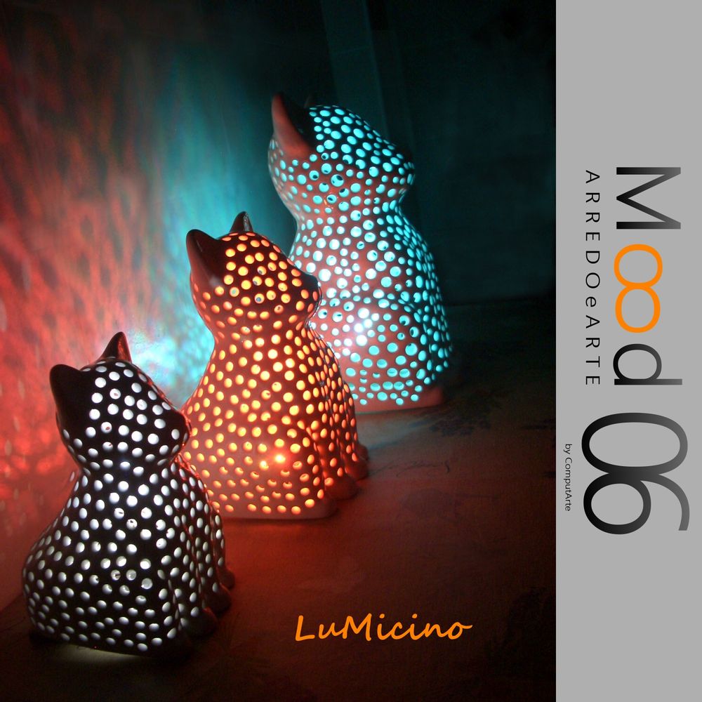 Céramique - Bianca Miao - LuMicino - Lampe - MOOD06 ARREDO E ARTE BY COMPUTARTE®