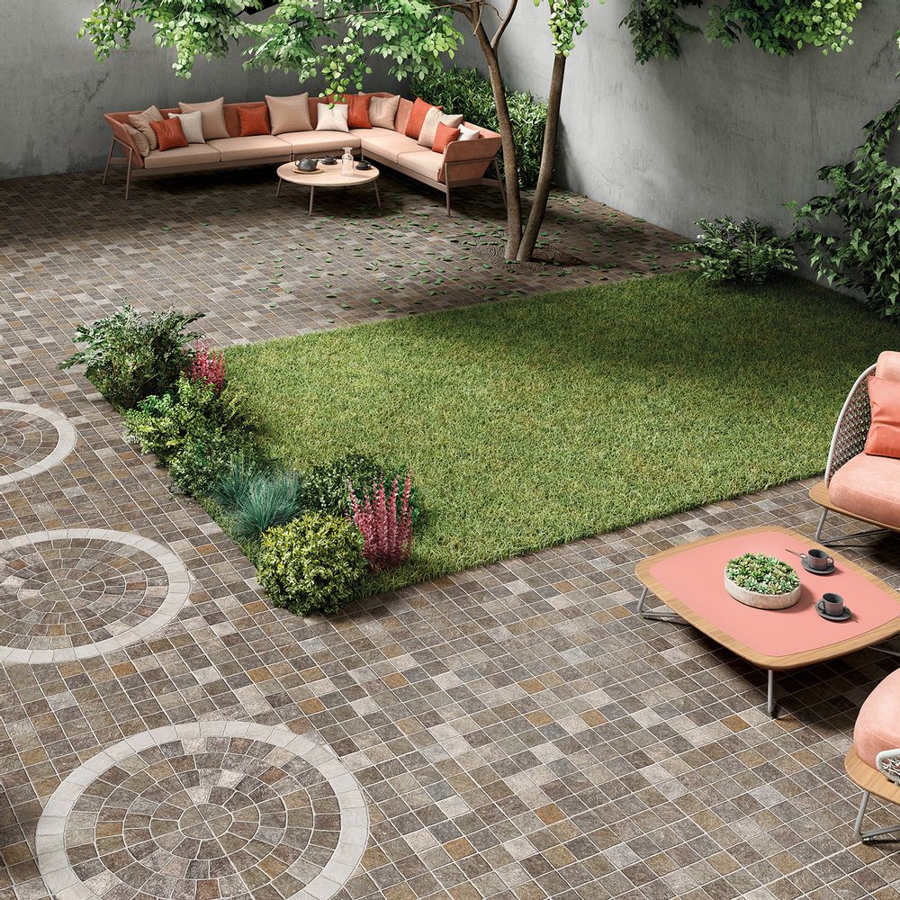 Systèmes de terrasse - Revêtement SQUARE twenty - SINTESI CERAMICA ITALIANA