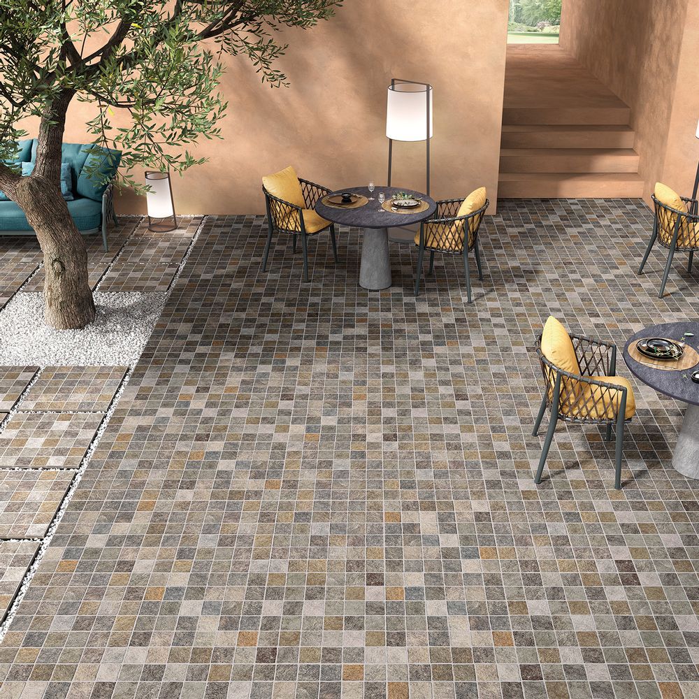 Systèmes de terrasse - Revêtement SQUARE twenty - SINTESI CERAMICA ITALIANA