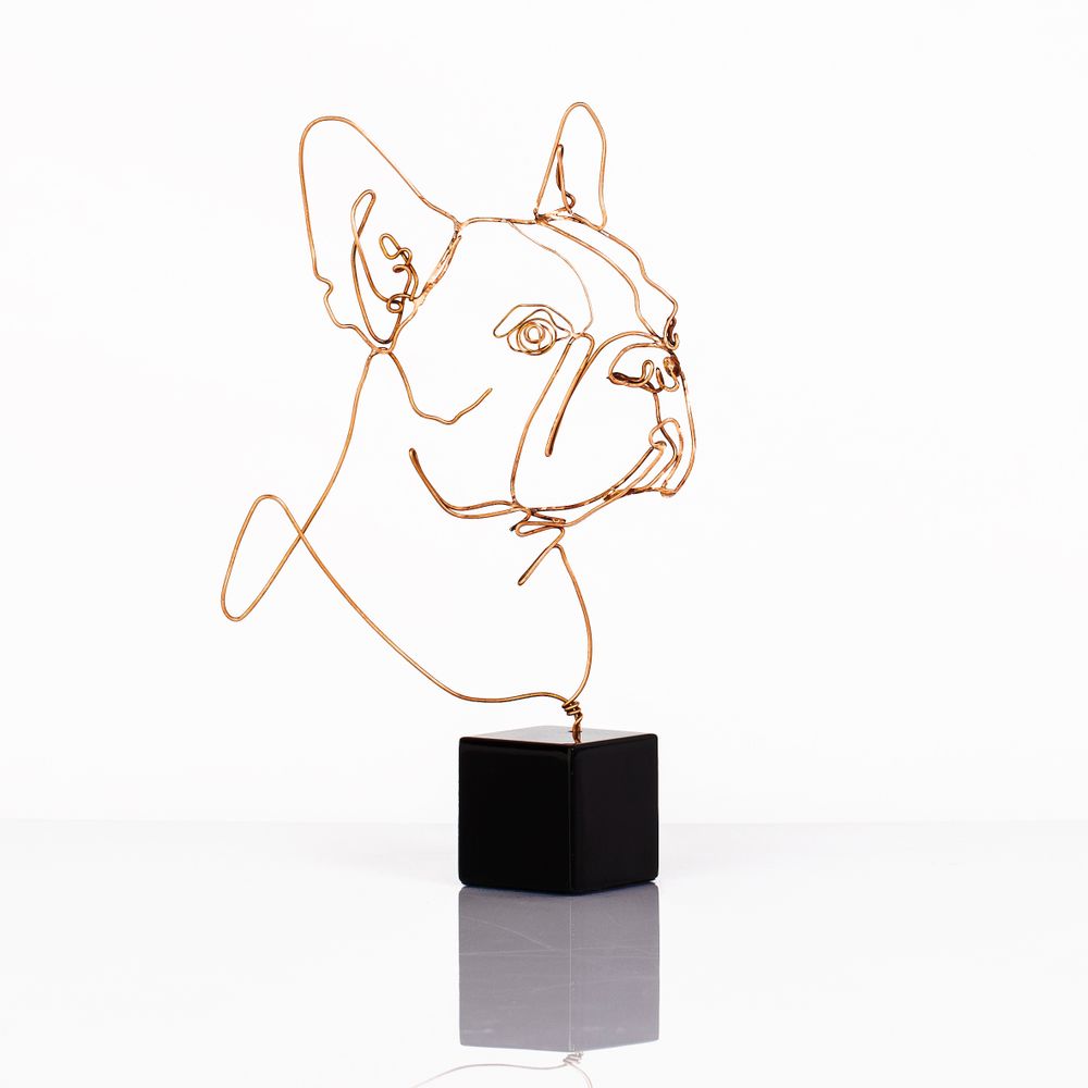 Cadeaux - Sculpture Bulldog français - PROFILO BY ANDREW VIANELLO