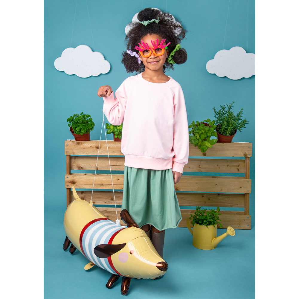 Design objects - Foil balloon Dachshund, 90x40cm, mix - PARTYDECO