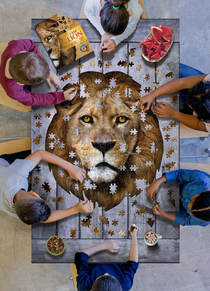 Loisirs créatifs pour enfant - I AM Puzzle Taille d'Affiche: LION - MADD CAPP