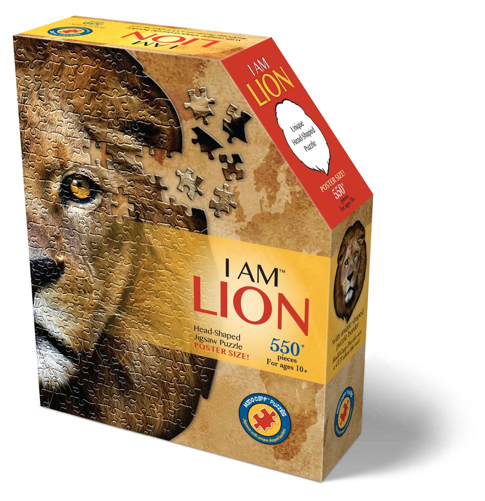 Loisirs créatifs pour enfant - I AM Puzzle Taille d'Affiche: LION - MADD CAPP