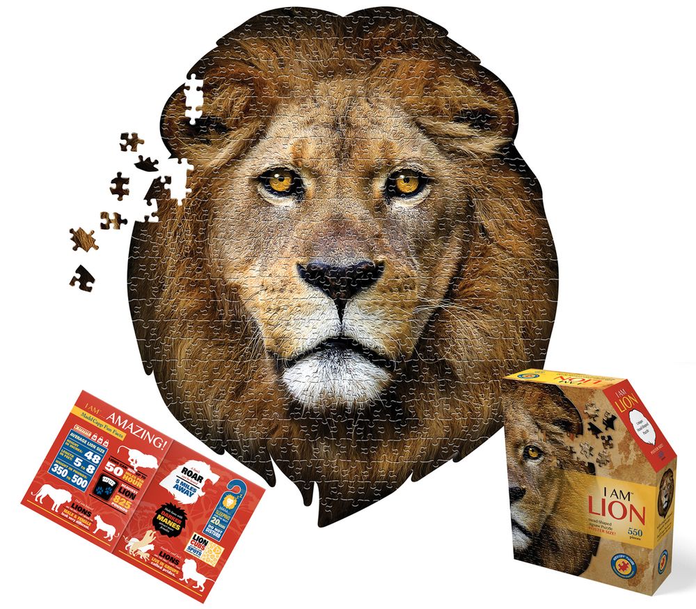 Loisirs créatifs pour enfant - I AM Puzzle Taille d'Affiche: LION - MADD CAPP