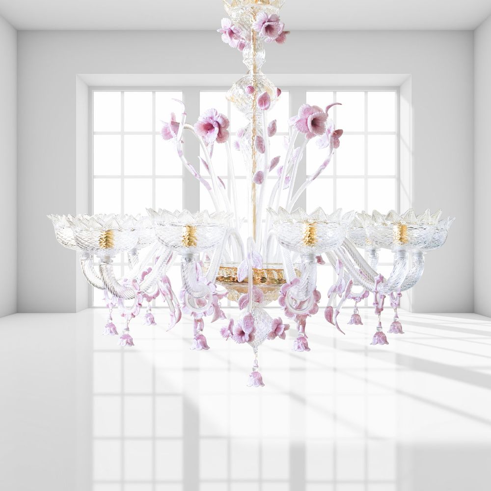 Hanging lights - PINK - BOTTEGA VENEZIANA