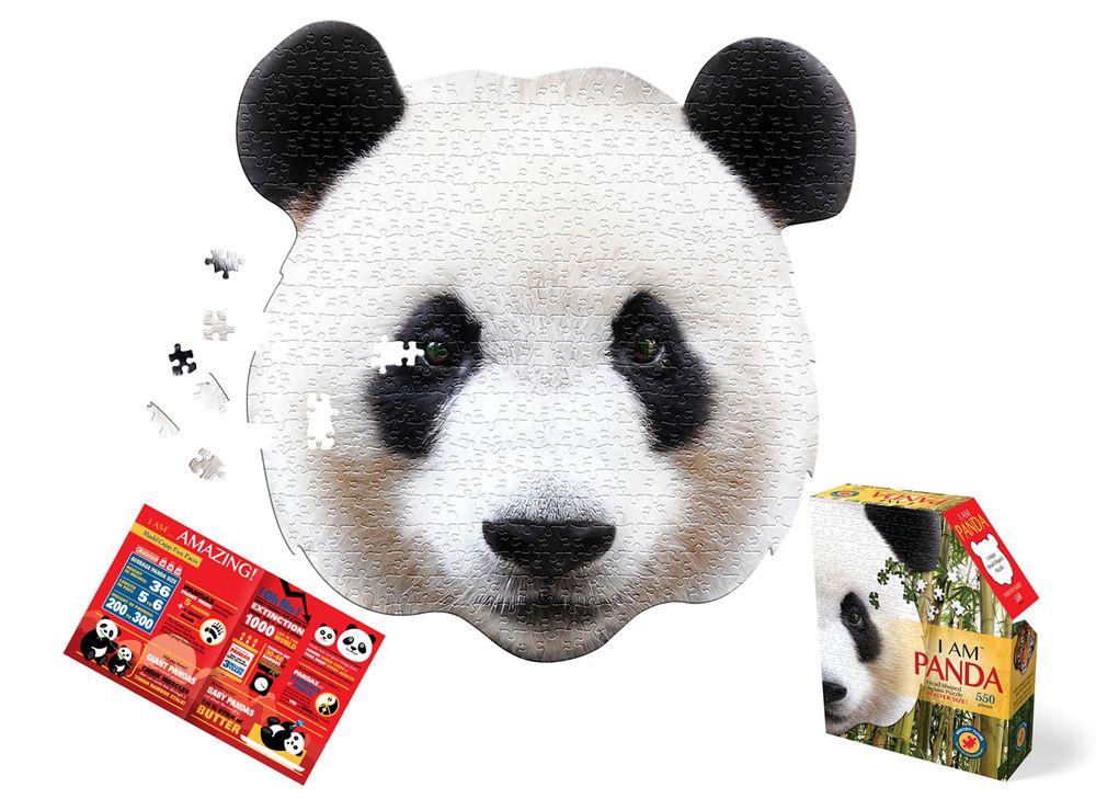 Children's arts and crafts - I AM Puzzle Poster Size: PANDA - MADD CAPP