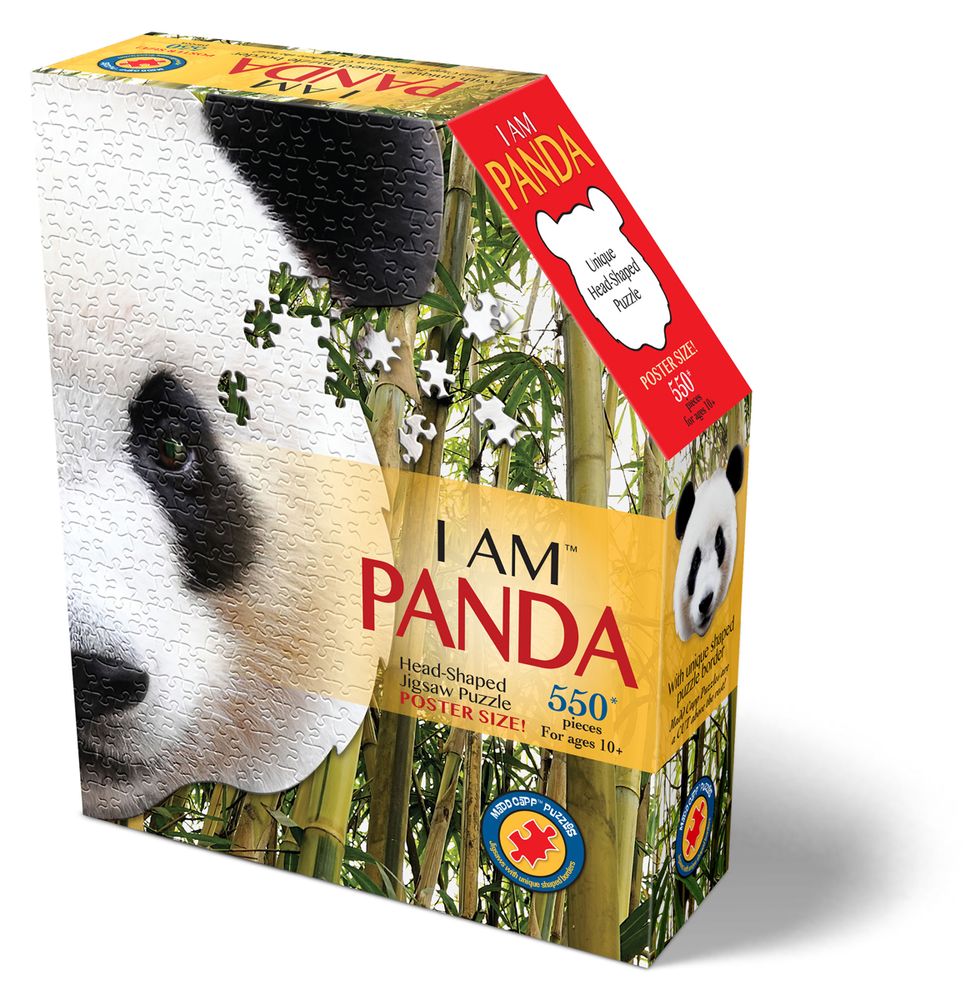 Children's arts and crafts - I AM Puzzle Poster Size: PANDA - MADD CAPP