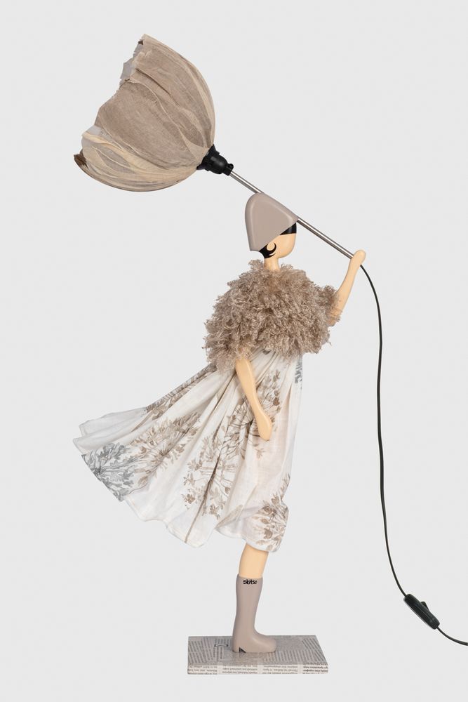 Sculptures, statuettes and miniatures - Handmade lamps MYRIAM - SKITSO