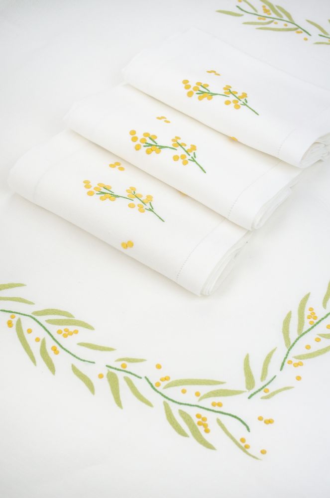Table linen - Mimosa tablecloth & napkins - KISANY