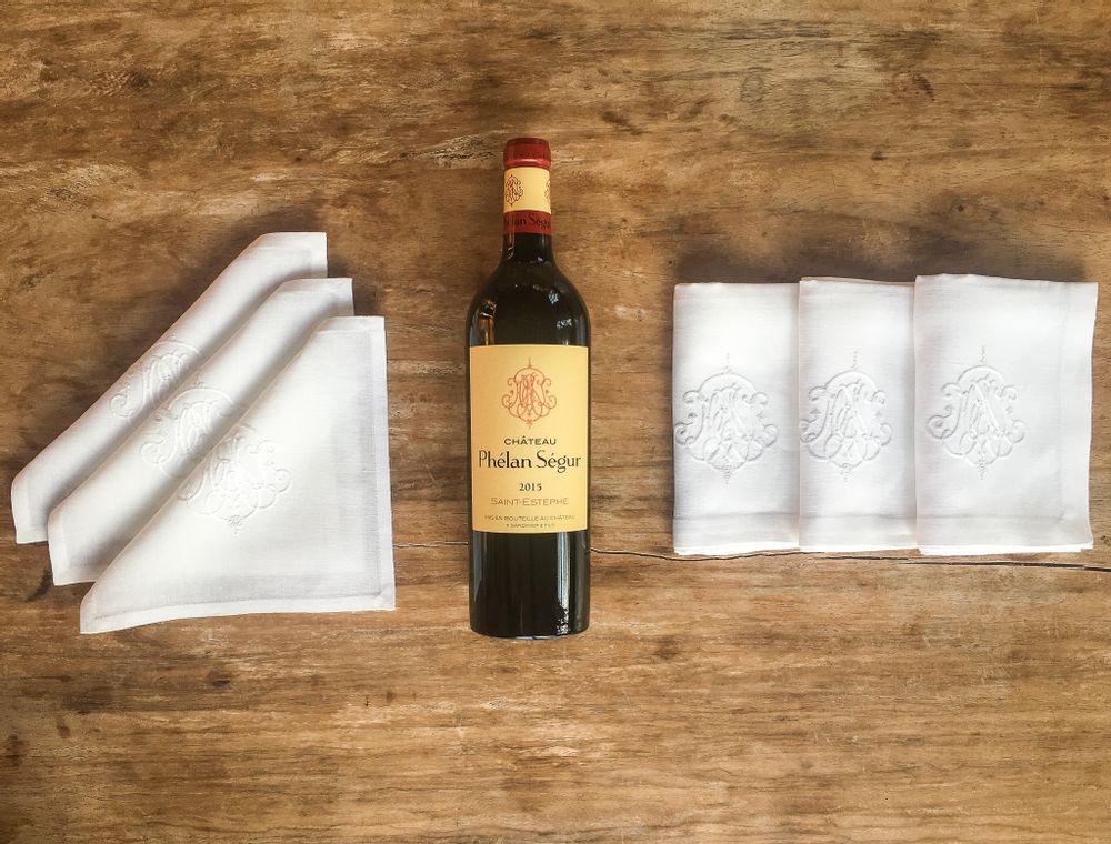 Table linen - Phelan Segur wine napkins - KISANY