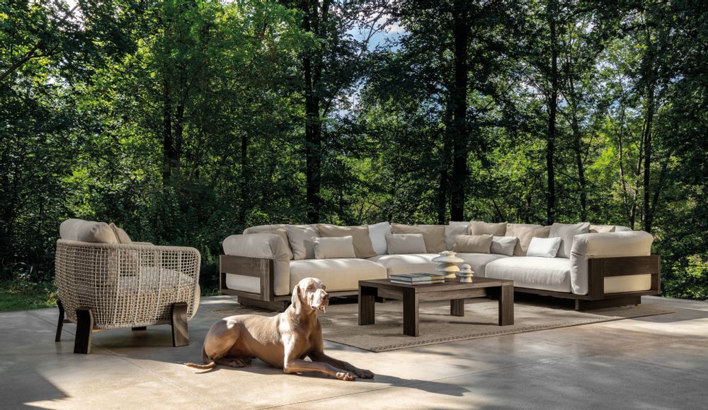 Lawn sofas - Argo Wood collection - TALENTI SPA