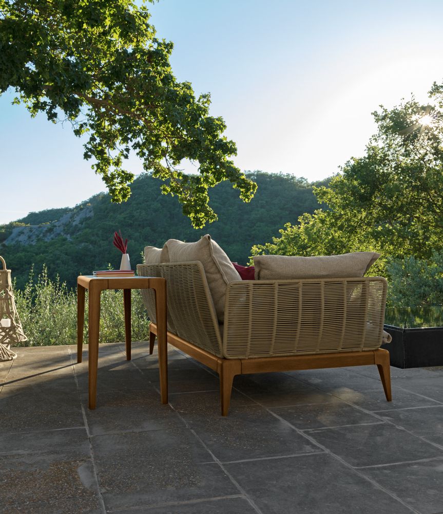 Lawn sofas - Cruise Teak collection - TALENTI SPA