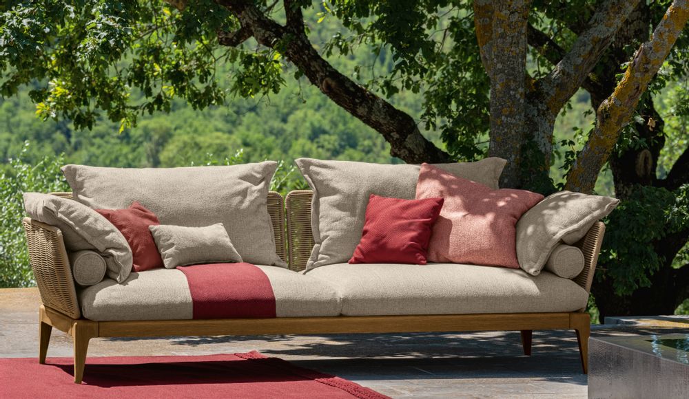 Lawn sofas - Cruise Teak collection - TALENTI SPA