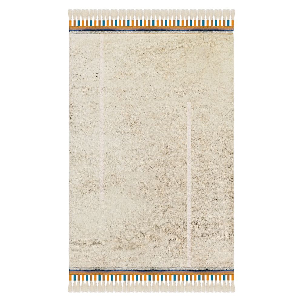 Tapis - Tapis Kilim en coton STRIPES - Beige side - AFK LIVING DESIGNER RUGS