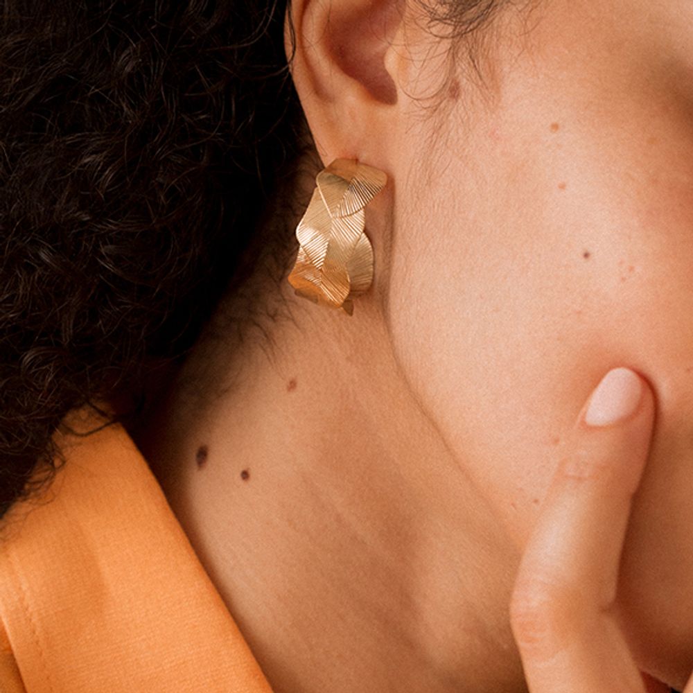 Jewelry - HOOP EARRINGS SYCAMORE GM - LES FEMMES À BARBES