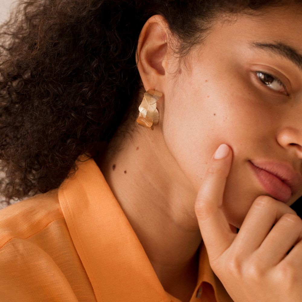 Jewelry - HOOP EARRINGS SYCAMORE GM - LES FEMMES À BARBES