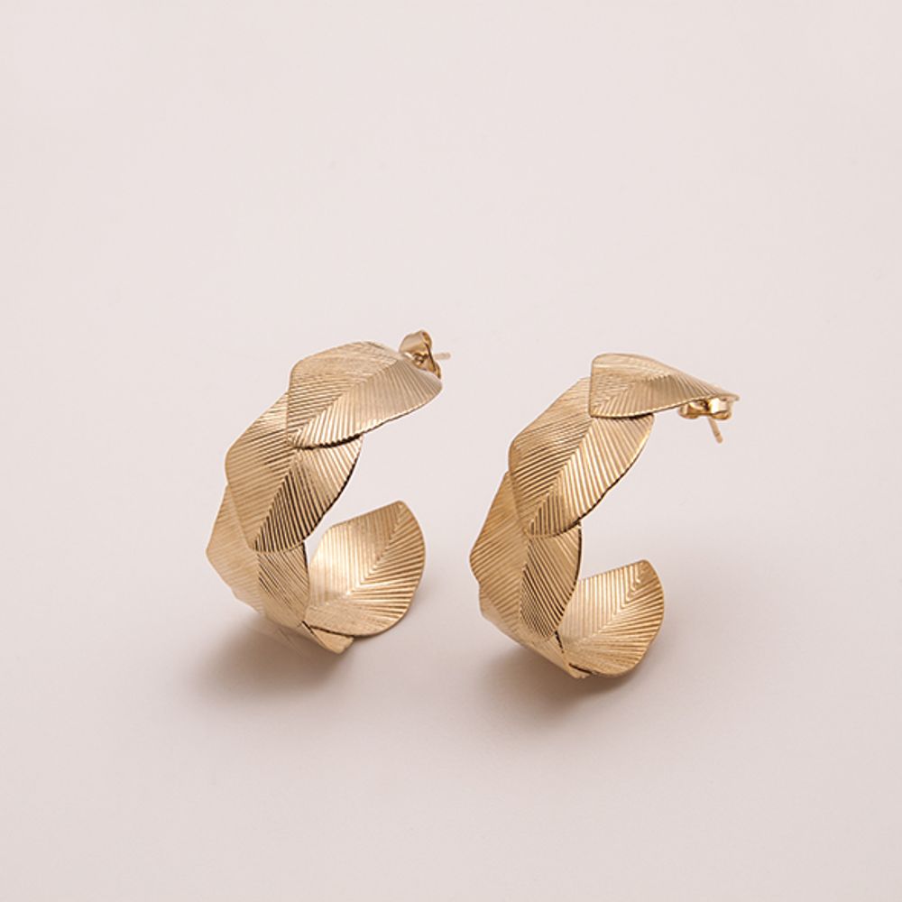 Jewelry - HOOP EARRINGS SYCAMORE GM - LES FEMMES À BARBES