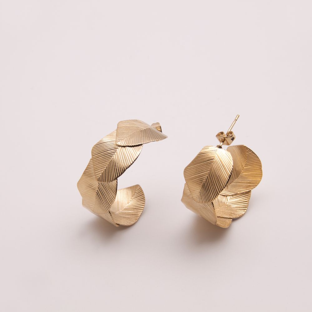 Jewelry - HOOP EARRINGS SYCAMORE GM - LES FEMMES À BARBES