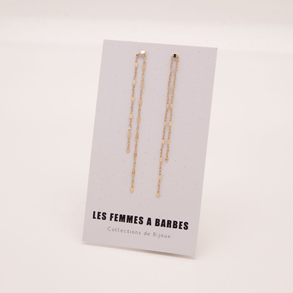Bijoux - Clous THIN Pendants - LES FEMMES À BARBES