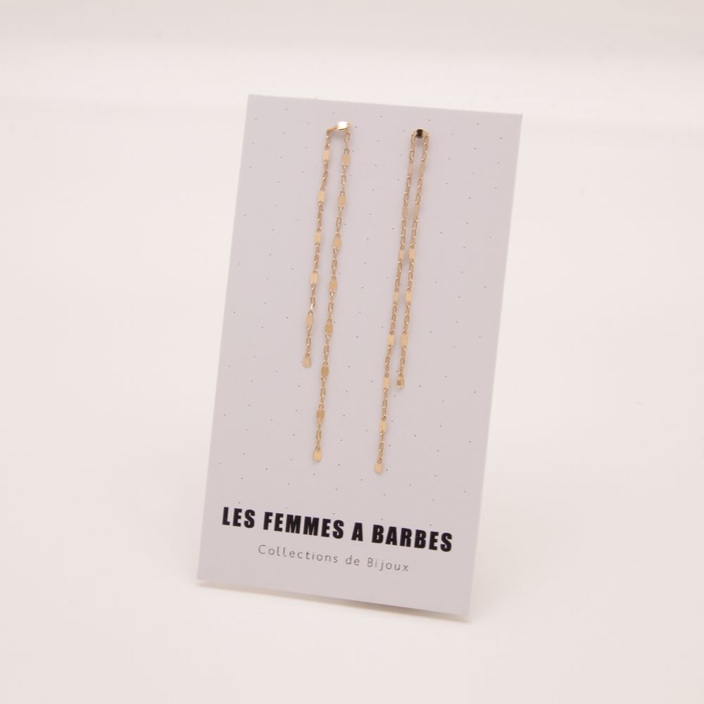 Bijoux - Clous THIN Pendants - LES FEMMES À BARBES