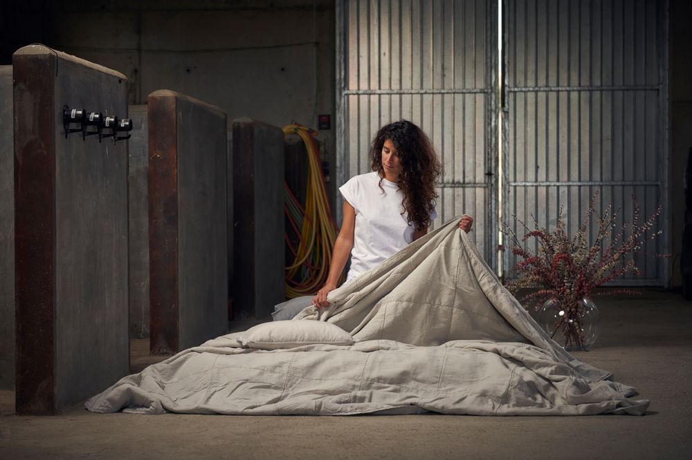Linge de lit - Couette QUILT ANA - Lin Pure - MIKMAX BARCELONA